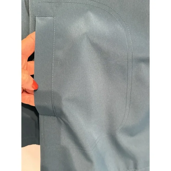 Gallery NWT Teal Women's All Seasons Button Jacket Removable Liner & Hood PS - Picture 5 of 16